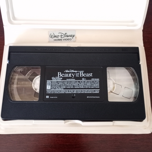 Disney Black Diamond VHS Bundle: Aladdin, The Little Mermaid, Beauty & the Beast - Picture 11 of 11